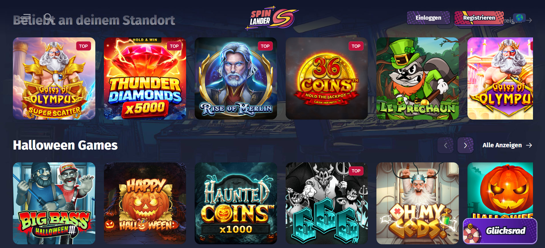 Spin Lander Casino Slots and Games